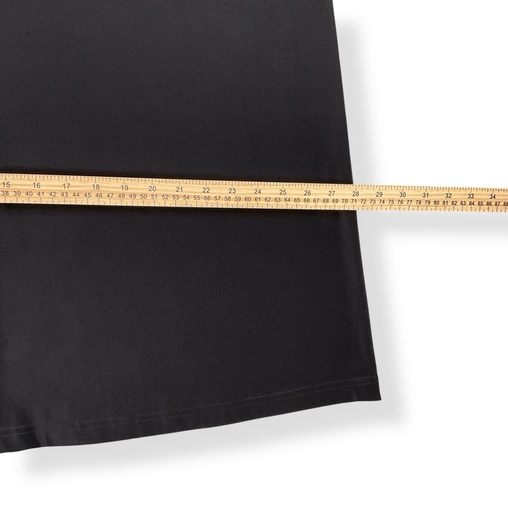 TapeMeasure Skirt Women XL Black A-Line Long Maxi Stretch Elastic Waist NWT VTG - Picture 13 of 16